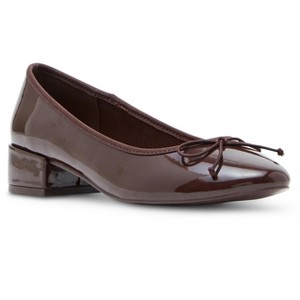 Madden Girl Twirley Block-Heel Bow Flats - 1 of 4