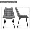 Yaheetech Set of 2 Dining Kitchen Chairs with Backrest for Kitchen - 3 of 4