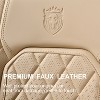 Coverado Car Seat Covers Front and Rear Faux Leather Seat Protector Accessories Universal Fit Most Vehicles - 3 of 4