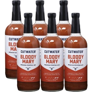 Cutwater Mild Bloody Mary Mix - 1L Bottles- 25 Calories Fat-Free - Full-Bodied Flavorful Mixer - 1 of 4