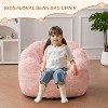 MAXYOYO Kids Bean Bag Chair, Floral Shaped Bean Bag Sofa with Petal Backrest for Boys Girls - 3 of 4