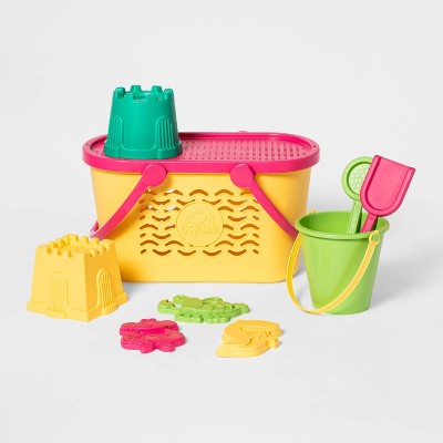 Photo 1 of 10pc Carry Bucket Sand Toy Set - Sun Squad