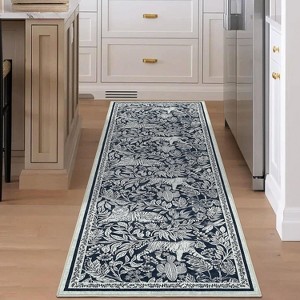 Acekool Modern Area Rug, Washable Low Pile Non Slip Soft Foldable Carpet Mat for Living Room Bedroom Office, Easy Care - 1 of 3