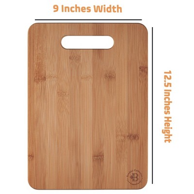 Bamboo Medium Rectangular Cutting Board with Handle