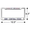 Texas A&M University - Central Texas Full Size Standard License Plate Metal Frame - 4 of 4