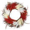 Northlight Fall Harvest Mixed Heather Artificial Grapevine Wreath - 24" - Unlit - 2 of 4