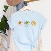 Simply Sage Market S.W.Smiley Flower Smiles Garment Dyed Tee - 3 of 4