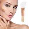 Unique Bargains Wooden Handle Facial Mask Brush Yellow 1 Pc - 2 of 4