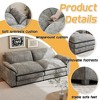 LACOO 84 in.Pillow-Styled Velvet Loveseat - 4 of 4
