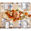 AuldHome Design Ticking Stripe Placemats, 4pk; Rustic Farmhouse Style Flour Sack Fabric Place Setting - 4 of 4