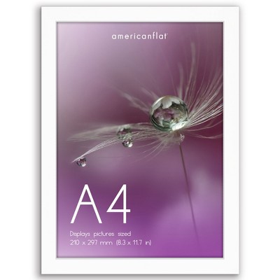 Americanflat A2 A3 A4 A5 Picture Frame and Poster Frame for Displaying Wall Decor - Perfect for Photos, Documents, and Artwork