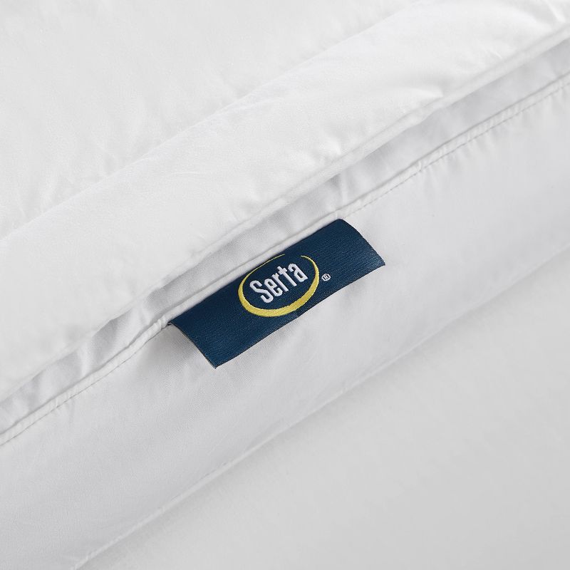 HeiQ Cooling 3" Thick White Downtop Featherbed - Serta, 2 of 6
