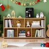 Book Shelf, Cubes Storage Organizer, Freestanding Bookshelf Cube Shelf for Bedroom, Living Room, 3-Tier Open Bookshelf Wooden Bookcase - 3 of 4
