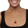 Ross-Simons Carnelian and 1.00 Carat Citrine Pendant Necklace With .90 ct. t.w. White Topaz in 18kt Gold Over Sterling - 2 of 3