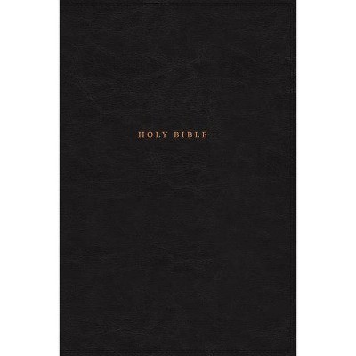Nkjv, Reference Bible, Classic Verse-By-Verse, Center-Column, Leathersoft, Black, Red Letter Edition, Comfort Print - by  Thomas Nelson