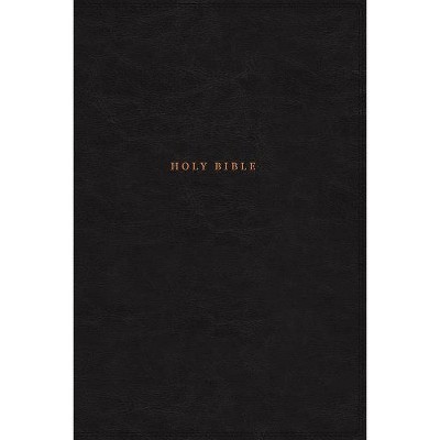 Nkjv, Reference Bible, Classic Verse-By-Verse, Center-Column, Leathersoft, Black, Red Letter Edition, Comfort Print - by  Thomas Nelson