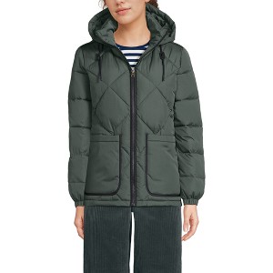 Lands' End Women's FeatherFree Insulated Diamond Quilted Jacket - 1 of 4