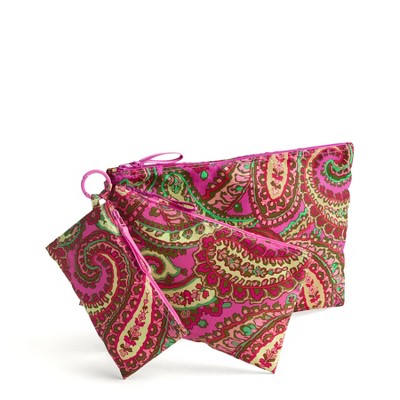 Vera Bradley Women's Outlet Ripstop 3-Piece Pouch Organizer Set