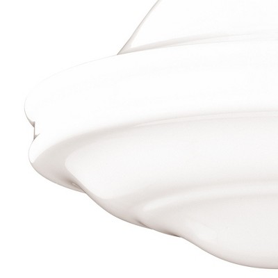 Huntley 12" Satin Nickel Farmhouse Semi Flush Mount Ceiling Light