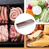 LunaLulinlk Bacon Container Stainless Steel Airtight Cheese Container Bacon Containers 10.5 Inches Long - 2 of 4