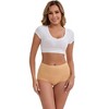 INSPIRE CHIC Women's High-Waisted Tummy Control Butt Lifting Postpartum Briefs 5 Packs - 4 of 4