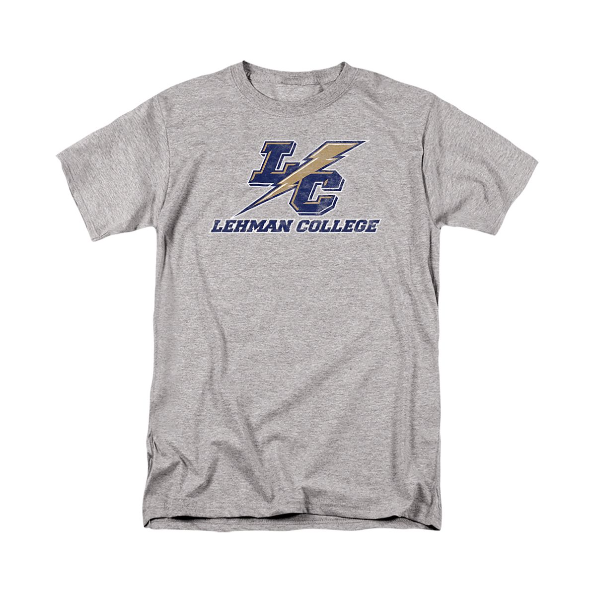 Men's Lehman College Official Lightning Logo T-Shirt