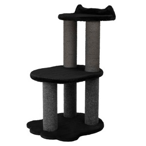 Noba 34 Inch Classic Comfort for Indoor Modern Premium Cats and Kittens Scratching Tower Larger Base for Better Stability - 1 of 4