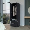 NicBex Armoire Wardrobe Closet Storage Cabinet with Doors for Bedroom - 4 of 4