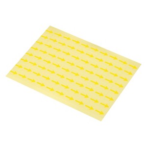 Unique Bargains Industrial Work Gas Liquid Flow Direction Self-Adhesive Arrow Labels 6 Sheets - 1 of 4