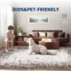 Abstract Machine Washable Rug with Rubber Backing for Living Room - 4 of 4