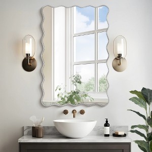 Beautyolove Rectangle Aluminum Alloy Framed Wall Mirror Decorative Wall Mirror - 1 of 4