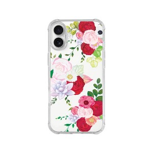 Centon iPhone 16 Plus 'Red Flower Garden' Case Tough Edge - Clear: Cell Phone Accessory - 1 of 2
