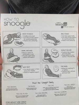 Leachco shop snoogle positions