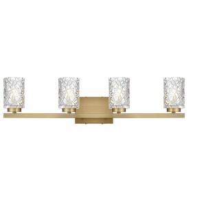 Elegant Lighting Cassie 31 inch Wall Sconce in Satin Gold - 1 of 4