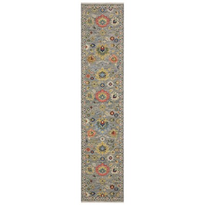 Oriental Weavers Lucca 2888G Grey / Multi Indoor Area Rug - 2'6" x 12'