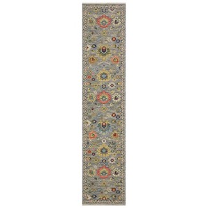 Oriental Weavers Lucca 2888G Grey / Multi Indoor Area Rug - 2'6" x 12' - 1 of 4