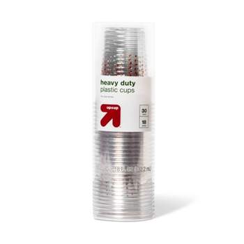 Holiday Disposable Drinkware Clear Cup - Merry - 18oz/30ct - up & up™