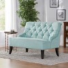 NicBex 44.25 Inch Loveseat Sofa with Tufted Back Modern Upholstered Couch with Wood Legs for Living Room,Apartment - 2 of 4