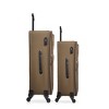 Toscano Italy by Tucci NOTEVOLE 2pc Lightweight Softside Spinner Luggage Set - Brown - 2 of 4