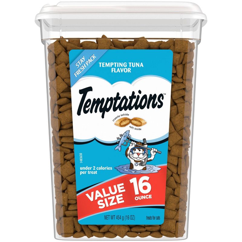 Temptations Tempting Tuna Flavor Crunchy Cat Treats, 1 of 17