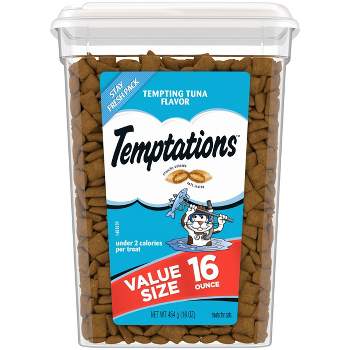 Temptations Tempting Tuna Flavor Crunchy Cat Treats