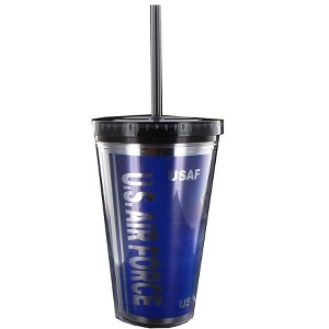 Nerd Block U.S. Air Force "USAF" 16oz Carnival Cup w/ Straw - 1 of 2