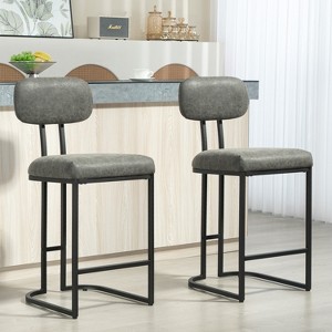 Finnhomy Counter Height 26" Bar Stools Set of 2 - 1 of 2