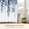 LunaLulinlk Blue Shower Curtain with Hooks – Heavy-Duty Mold/Mildew-Resistant - 4 of 4