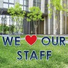 Big Dot of Happiness We Love Our Staff - Yard Sign Outdoor Lawn Decorations - Employee Appreciation Yard Signs - We Love Our Staff - 3 of 4
