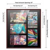 PosterPalooza | Brown Finish Collage Frame - Black Mat, 20 Frame Sizes to Choose From, UV Acrylic - 2 of 4