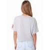 Anna-Kaci Women's Letter Print Crop Top Short Sleeve July 4th USA Flag T-Shirt - 3 of 4