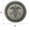 Dicksons God's Handiwork Cross Caduceus Silver Tone 2 inch Zinc Alloy Automotive Visor Clip Accessory - 4 of 4