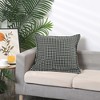 Unique Bargains Retro Decorative Invisible Zipper Plaid Throw Pillow Covers With Pattern 1 Pc - 2 of 4