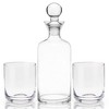 Viski Modern Decanter & Tumbler Gift Set, Lead-Free Crystal Barware, 1 Decanter & 2 Glasses - 4 of 4